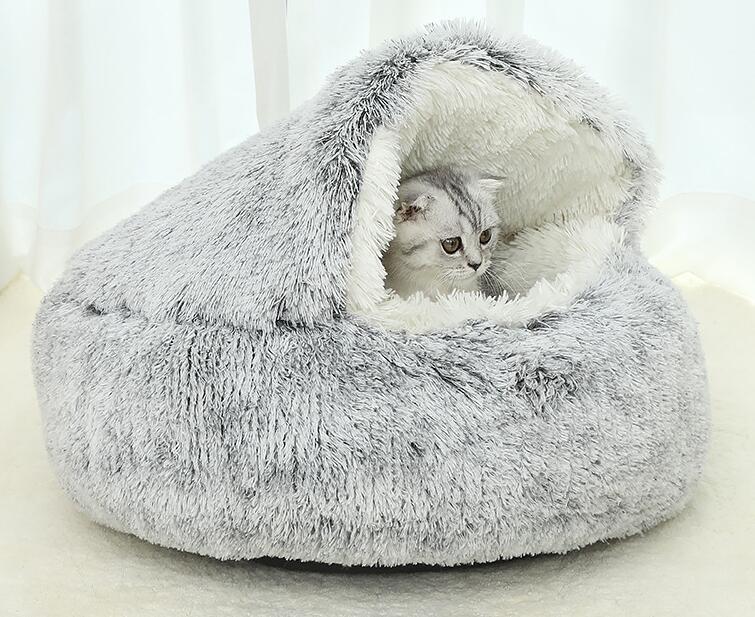 Round Plush Pet Bed